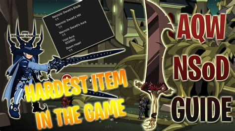 aqw necrotic sword of doom|=AQW= Fastest Way To Farm the NECROTIC SWORD OF .